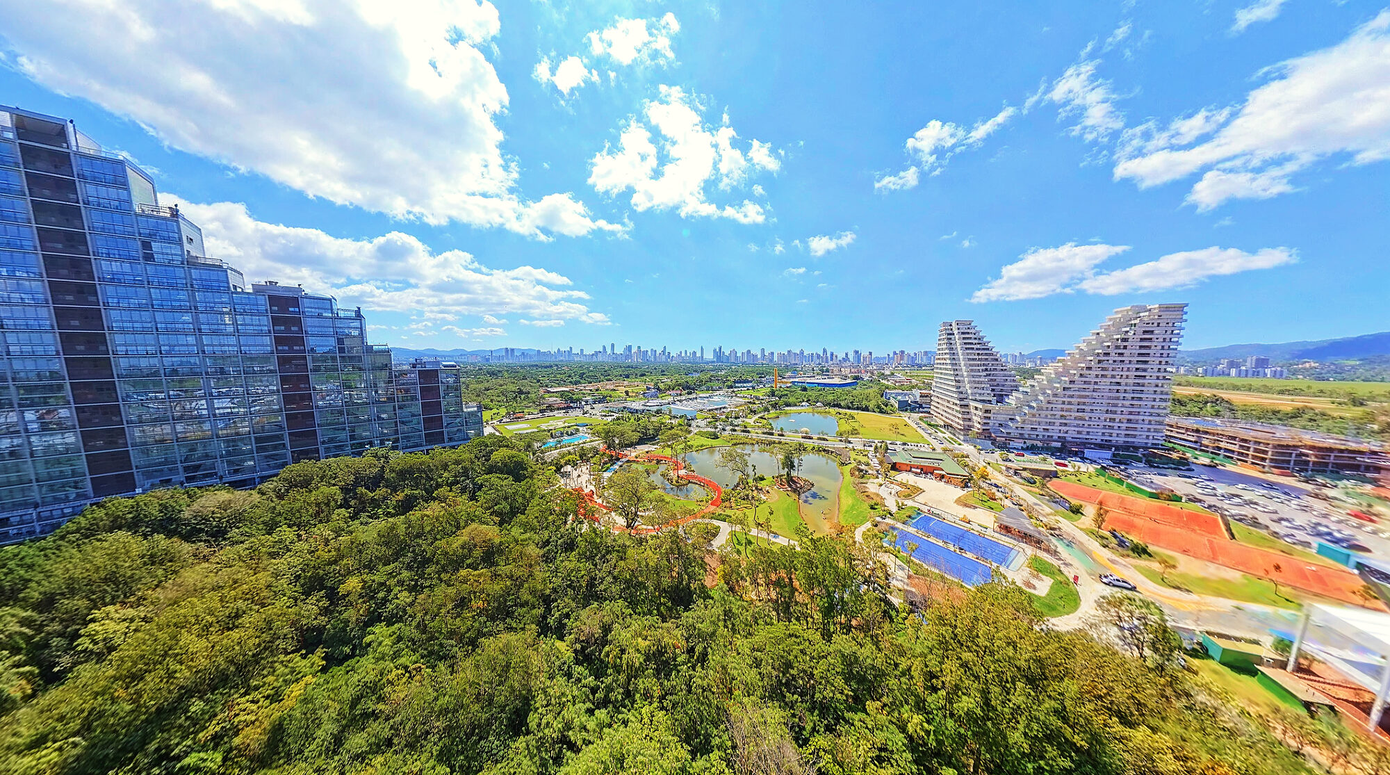 Parque Viva Energia visto do Vista Jardins, setembro de 2026