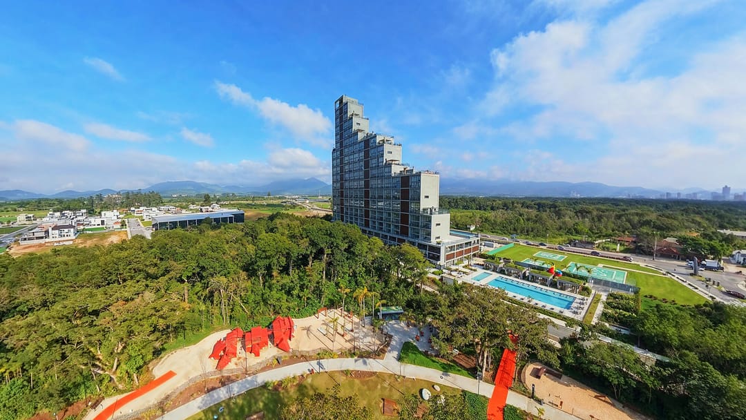 Vista Jardins entregue, com piscina, heliponto e o playground
