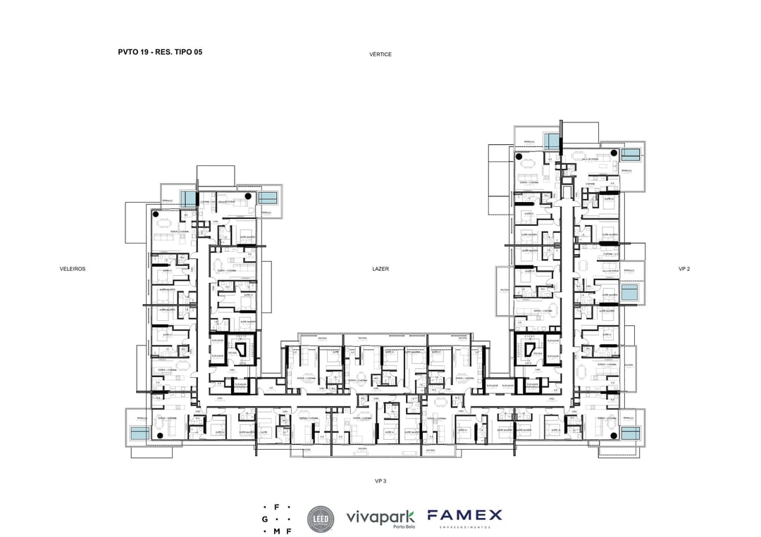 Vitta 27 – Pvto 19 – Pavimento tipo · Vivapark Porto Belo