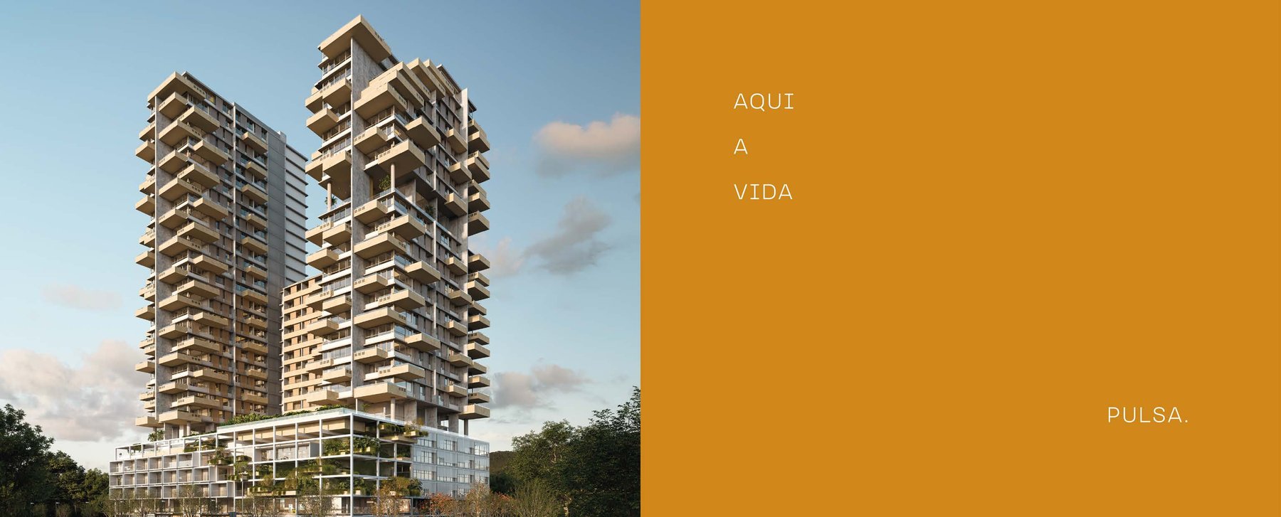 Fachada — as duas torres do Vitta 27 · Vitta 27 · 407 B · Vivapark Porto Belo