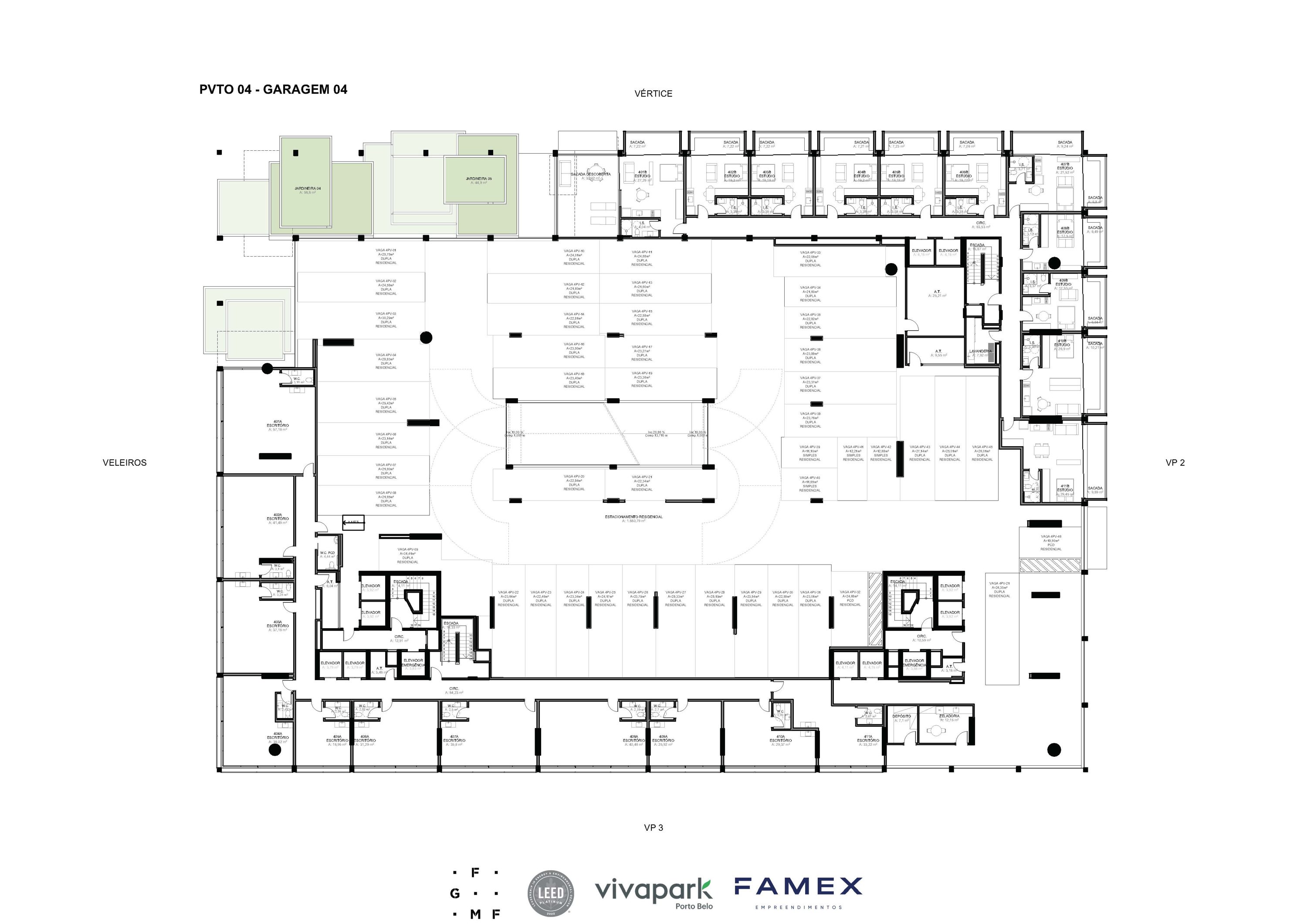 Vitta 27 – Pvto 04 – Garagem 04 · Vivapark Porto Belo