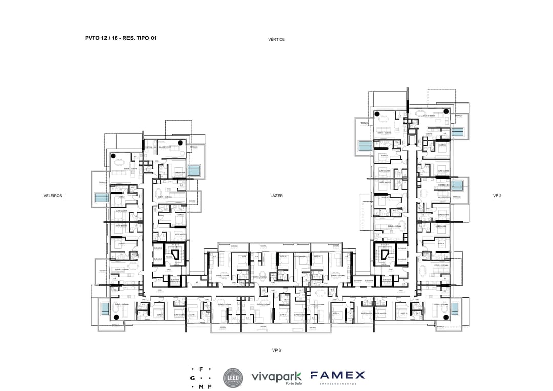 Vitta 27 – Pvto 12/16 – Pavimento tipo · Vivapark Porto Belo