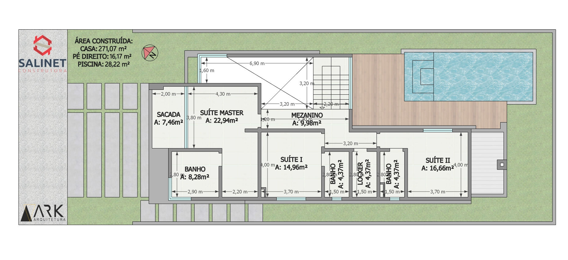 Floor plan · House Q08 L14 · Vivapark Porto Belo