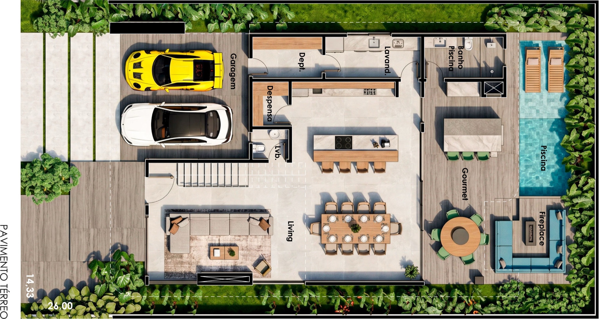 Floor Plan - Lower Level · Oyster House · Vivapark Porto Belo