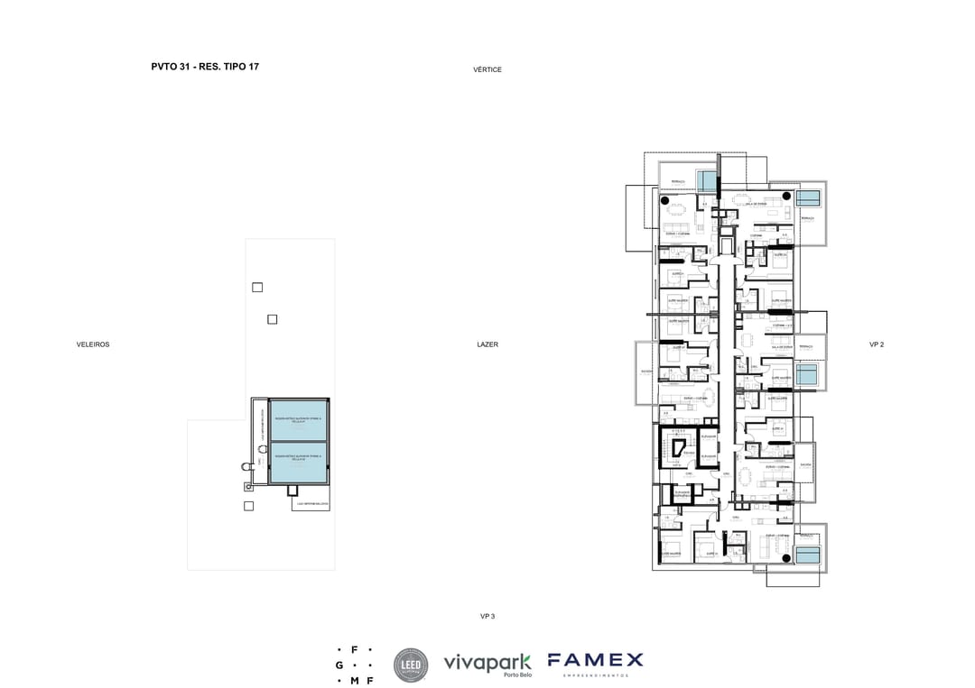 Vitta 27 – Pvto 31 – Pavimento tipo · Vivapark Porto Belo