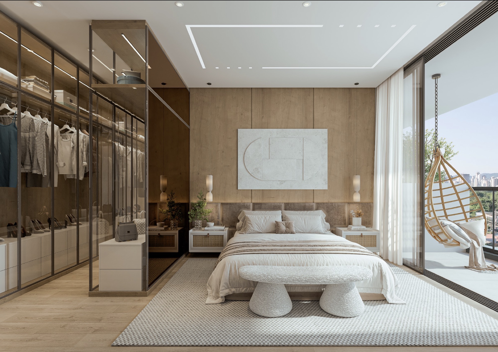 Suíte com closet · Vision · Vivapark Porto Belo