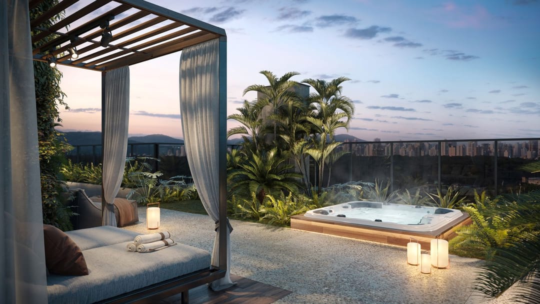 Ofurôs — rooftop lounge, 18º andar · Voz · Vivapark Porto Belo