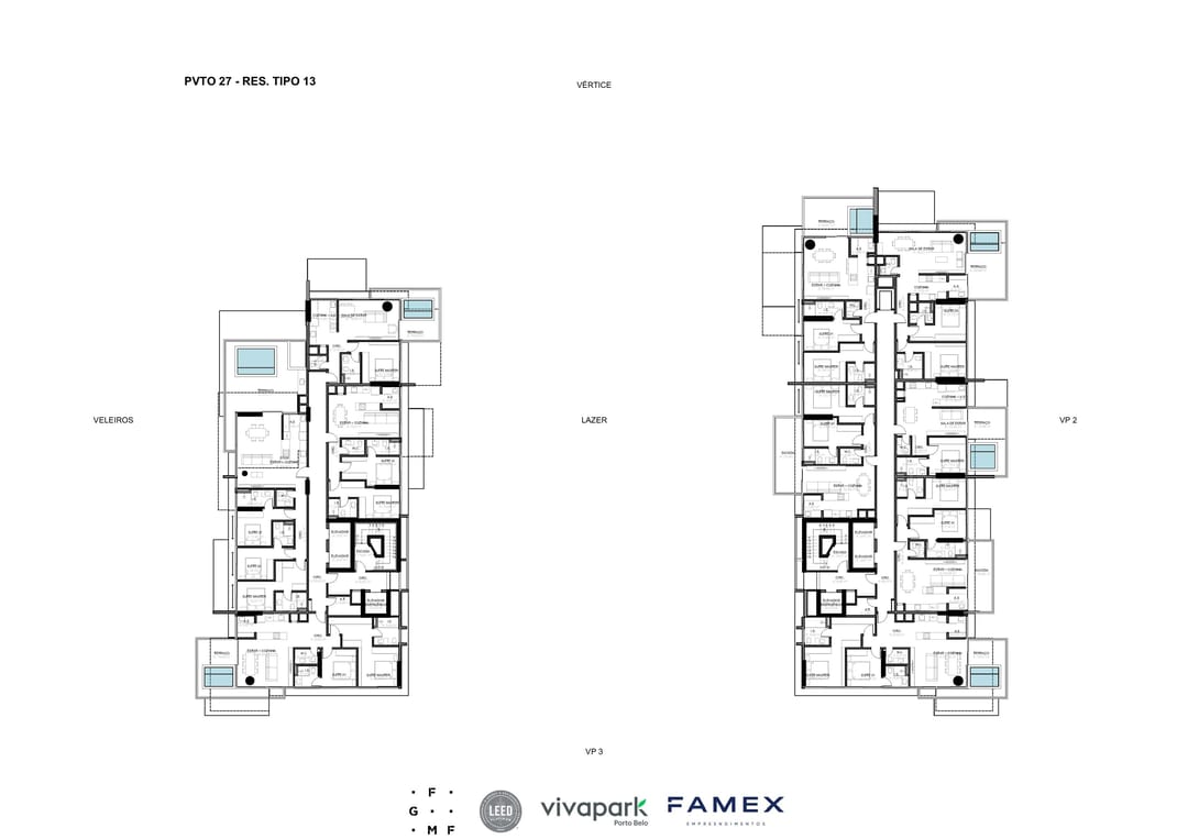 Vitta 27 – Pvto 27 – Pavimento tipo · Vivapark Porto Belo