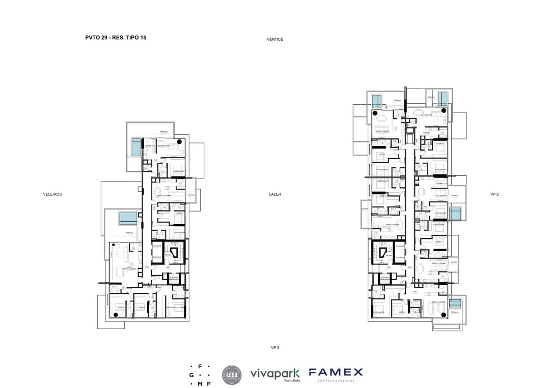 Vitta 27 – Pvto 29 – Pavimento tipo · Vivapark Porto Belo