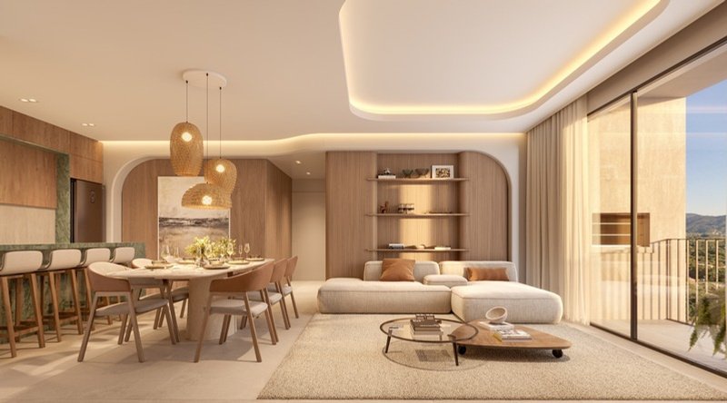 Living — 2 suítes garden · Verenna · Vivapark Porto Belo