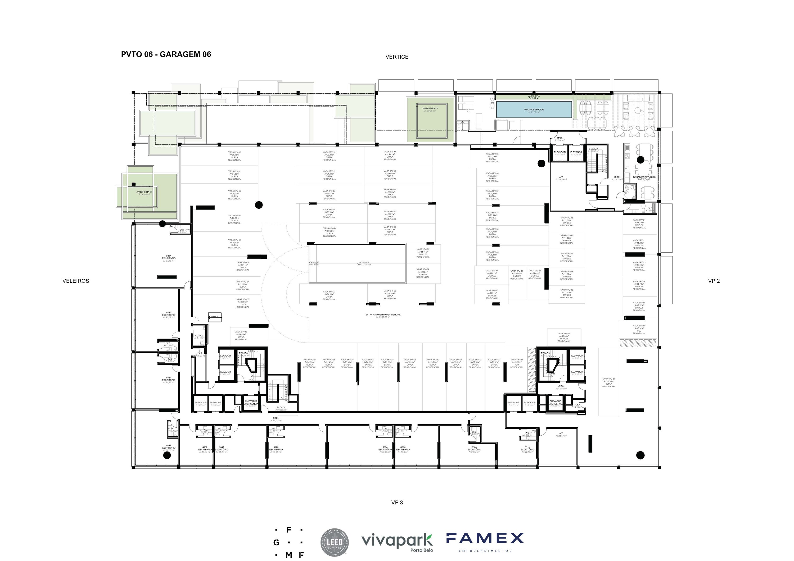 Vitta 27 – Pvto 06 – Garagem 06 · Vivapark Porto Belo