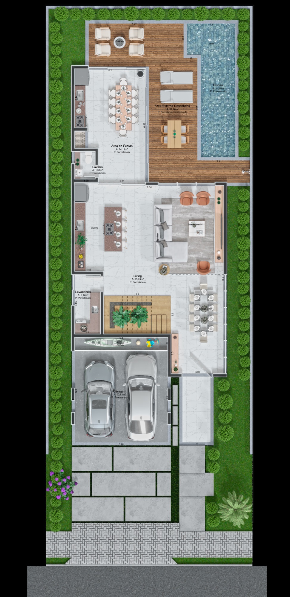 Floor plan · House Q07 L14 · Vivapark Porto Belo