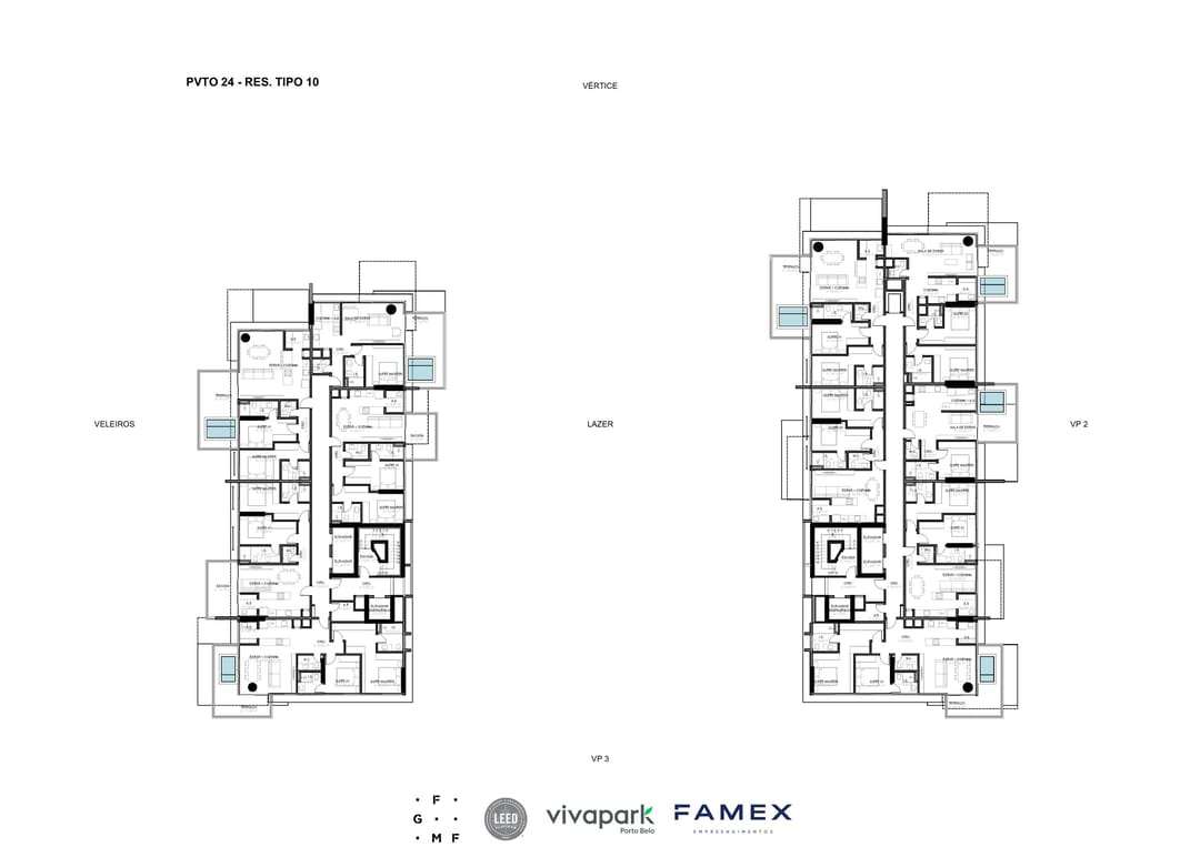 Vitta 27 – Pvto 24 – Pavimento tipo · Vivapark Porto Belo