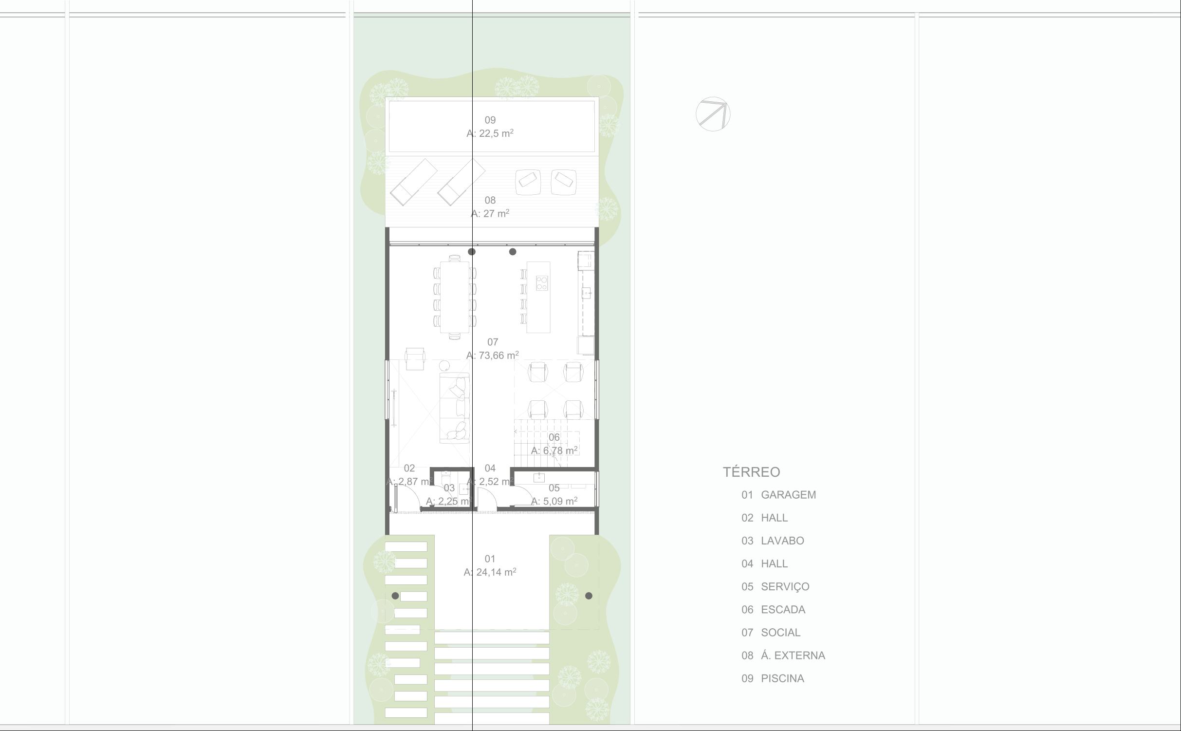 Floor Plan - Ground Floor · Casa Horizonte · Vivapark Porto Belo