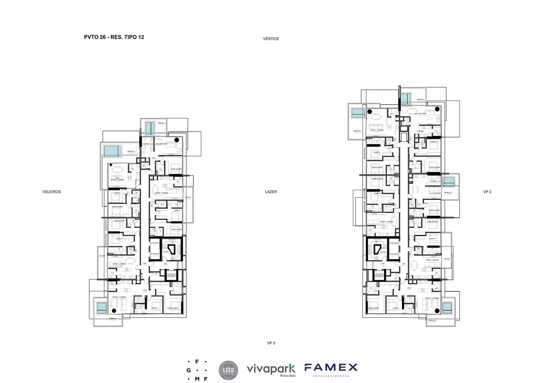 Vitta 27 – Pvto 26 – Pavimento tipo · Vivapark Porto Belo
