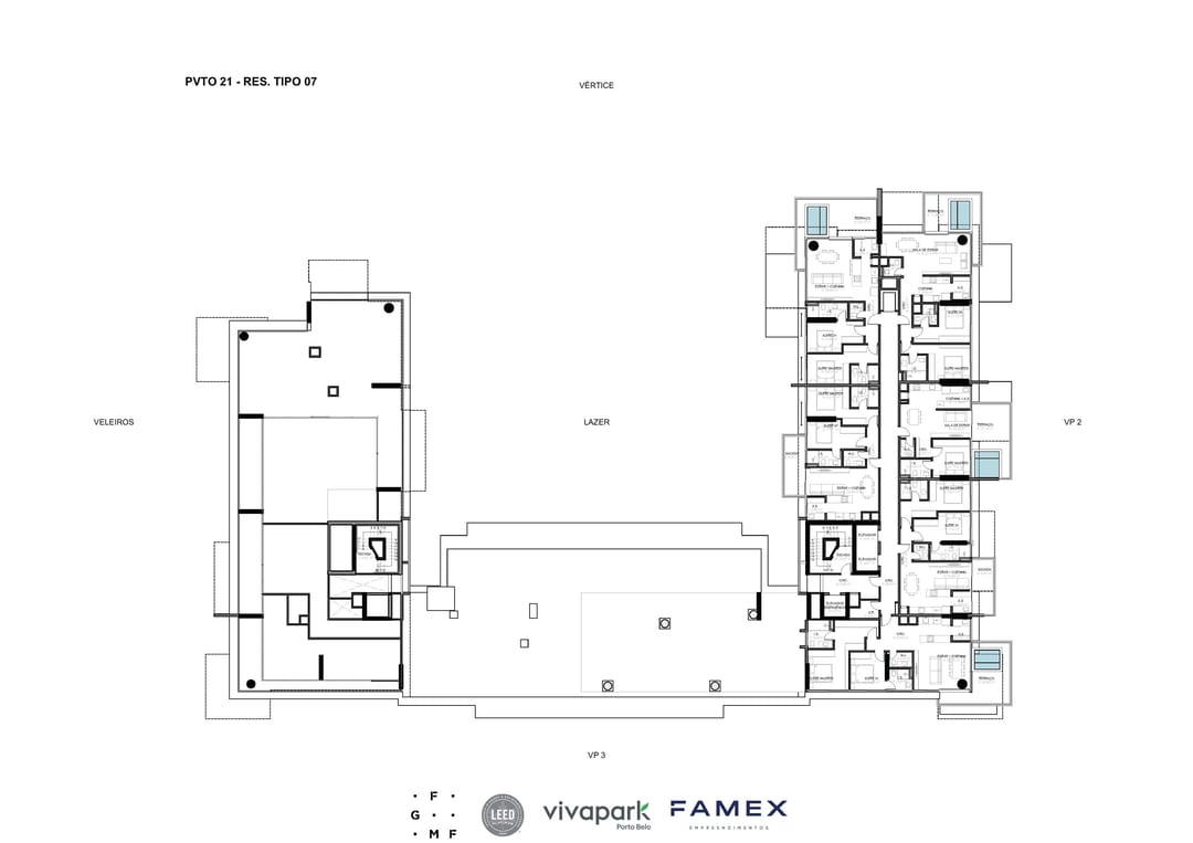 Vitta 27 – Pvto 21 – Pavimento tipo · Vivapark Porto Belo