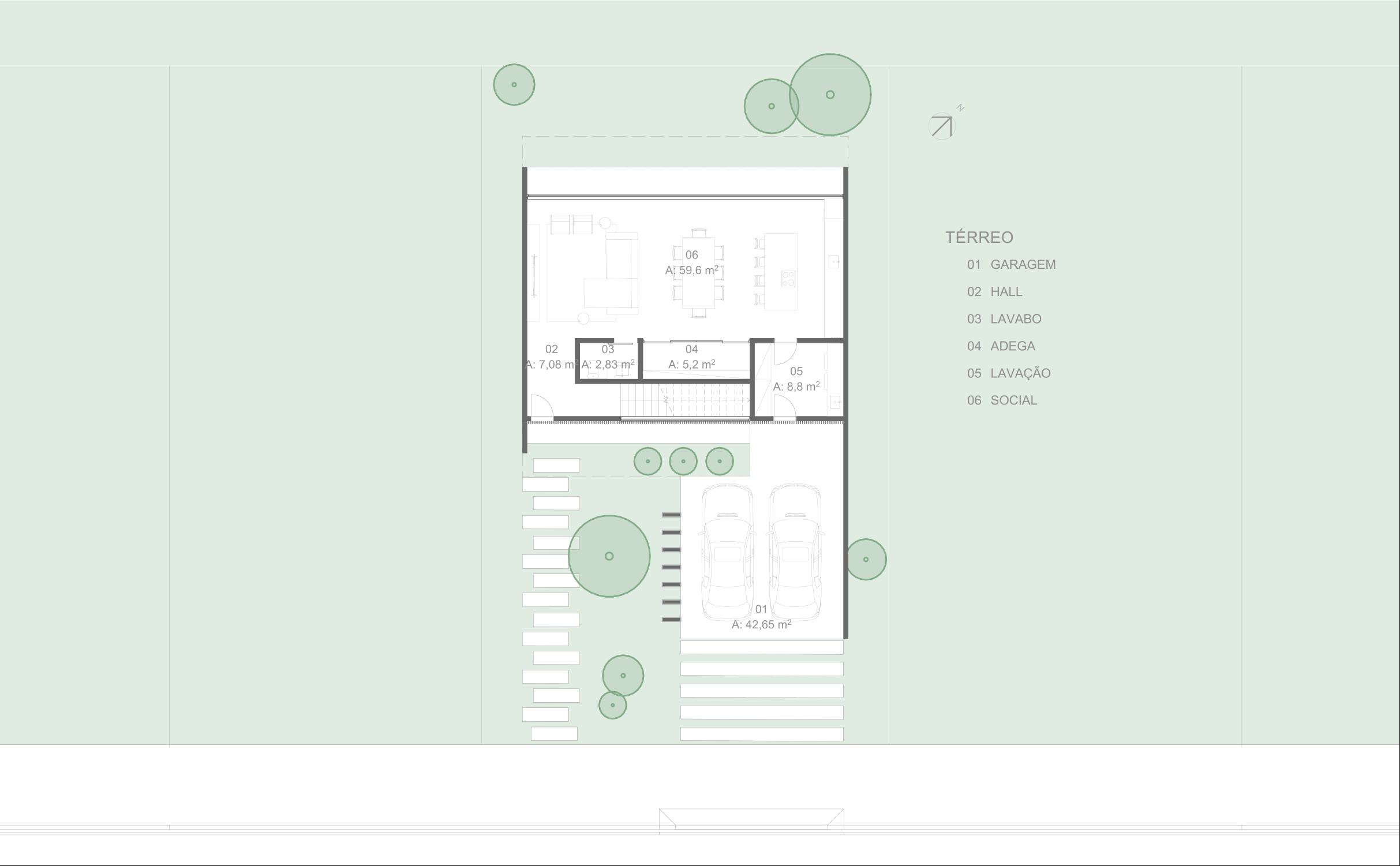 Floor plan - Ground Floor · Terrace House · Vivapark Porto Belo