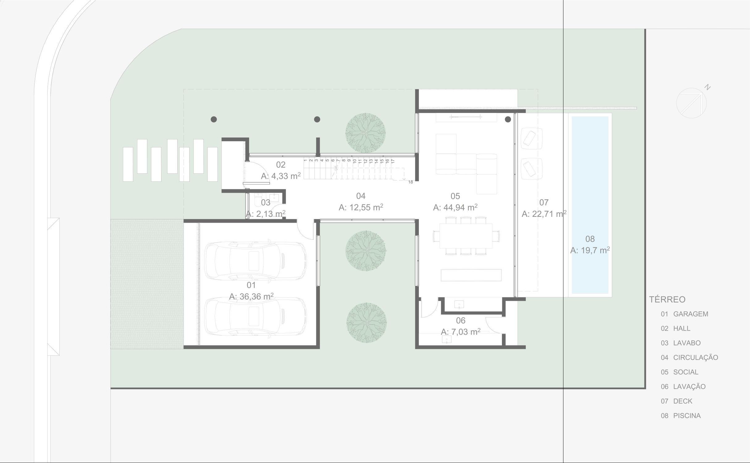 Floor plan - Ground floor · Casa Moldura · Vivapark Porto Belo