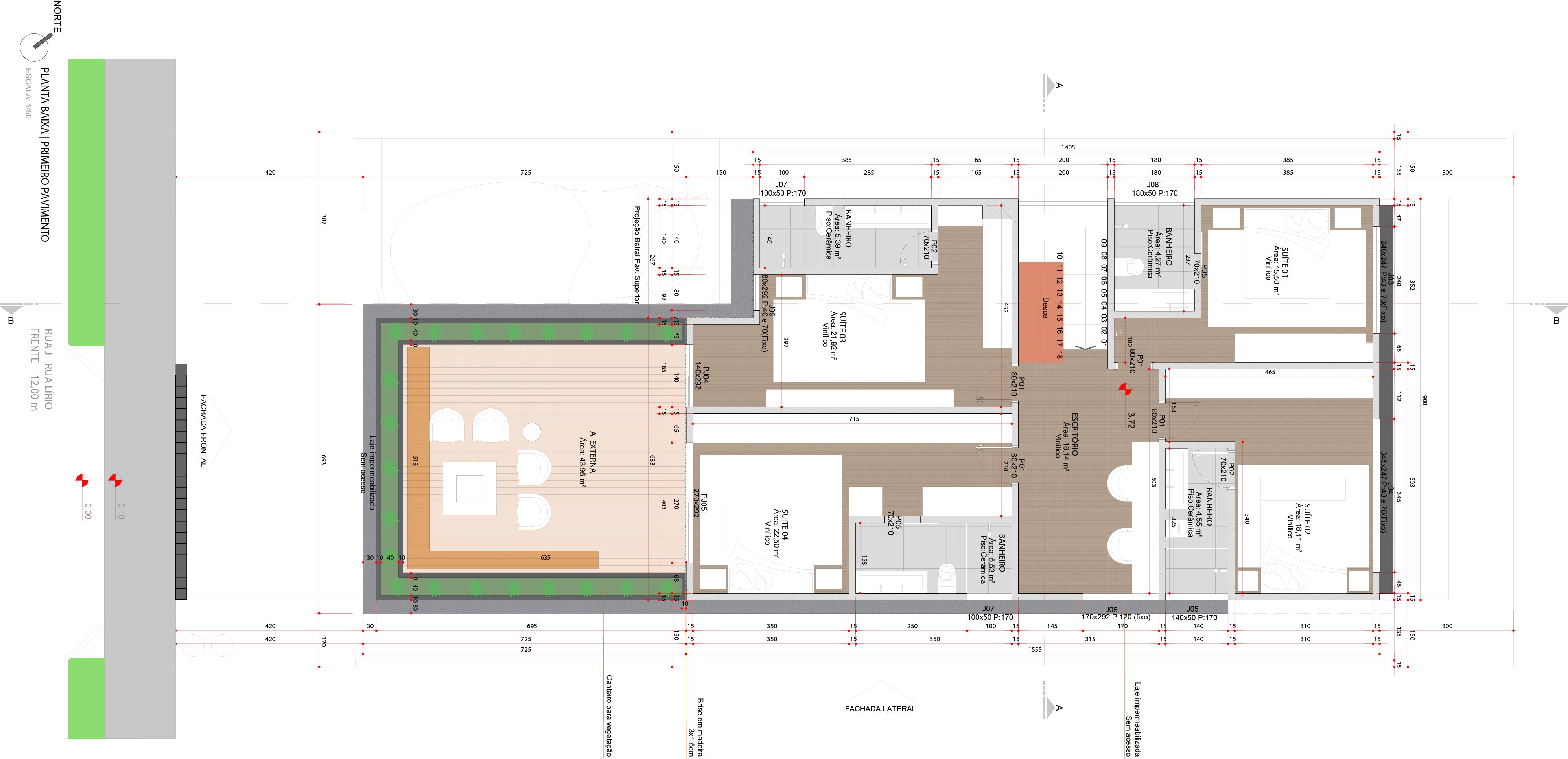Floor plan – Upper floor · Casa Dordonha · Vivapark Porto Belo