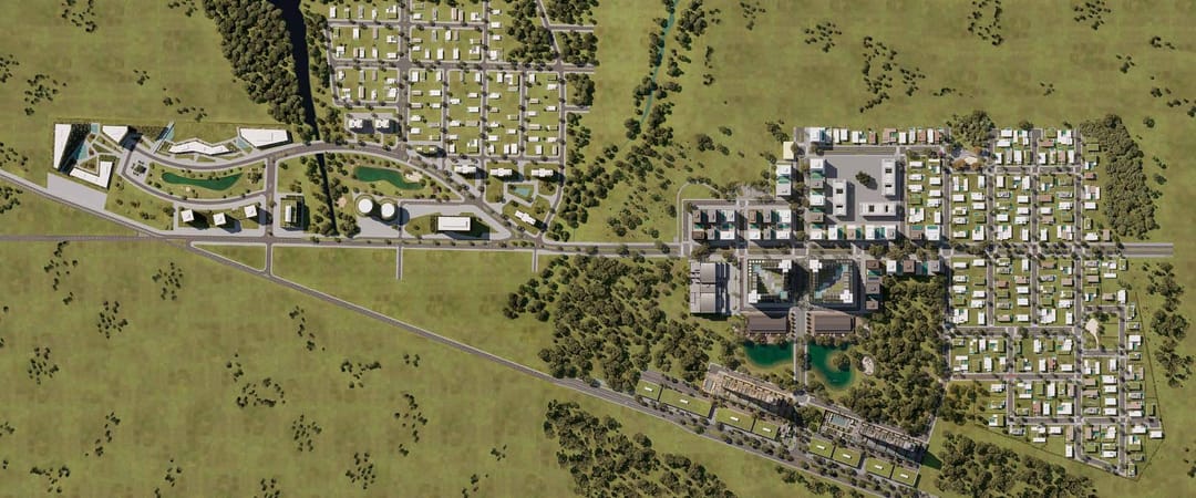 Implantação — mapa do bairro Vivapark · Ventura