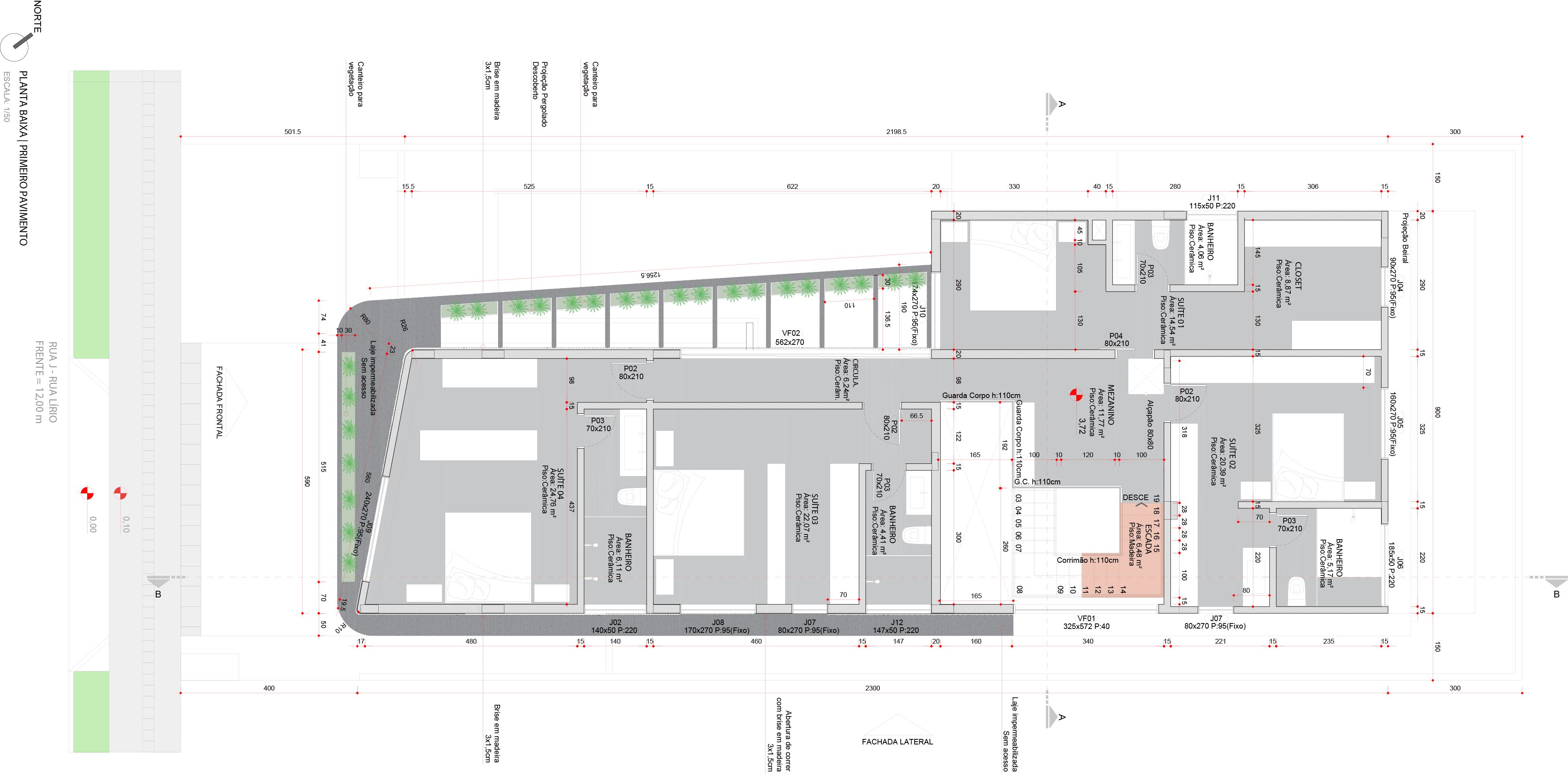 Floor plan - Upper floor · Casa Sena · Vivapark Porto Belo