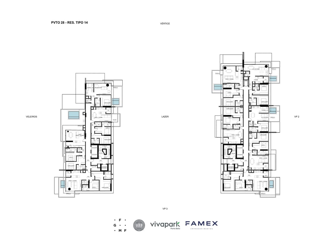 Vitta 27 – Pvto 28 – Pavimento tipo · Vivapark Porto Belo