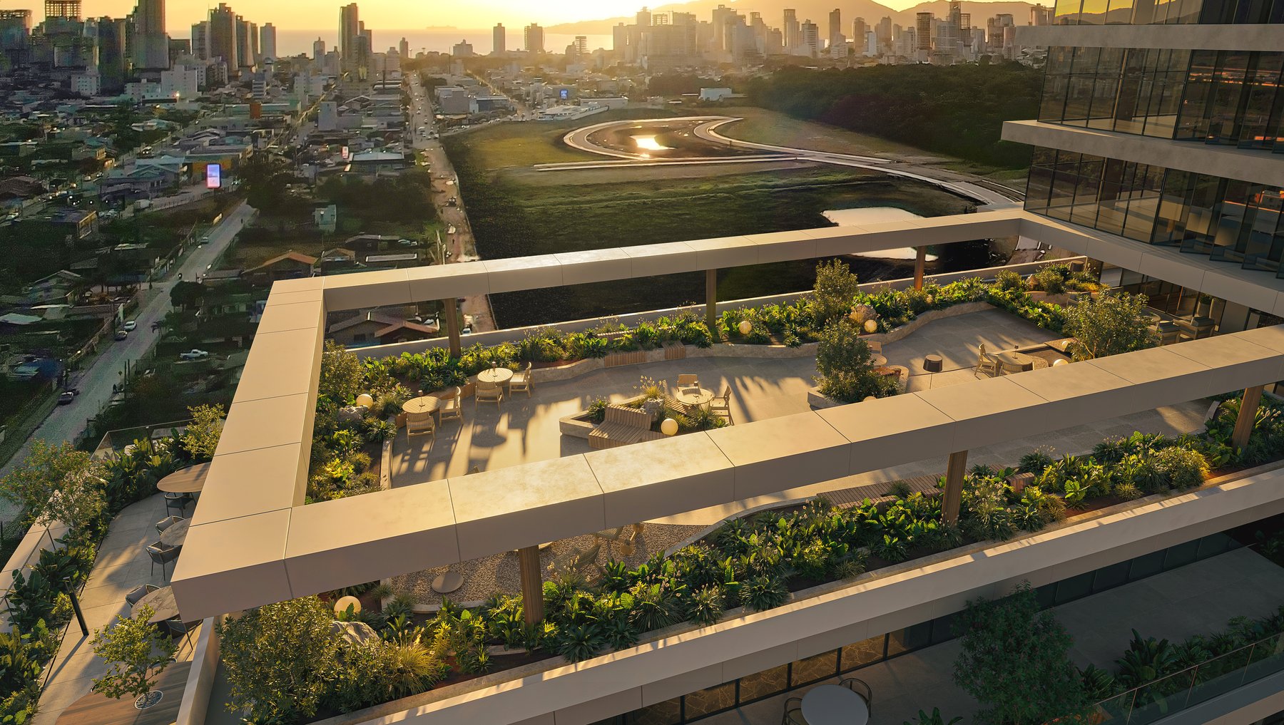Voya Plaza — aerial view · Veccel · Vivapark Porto Belo