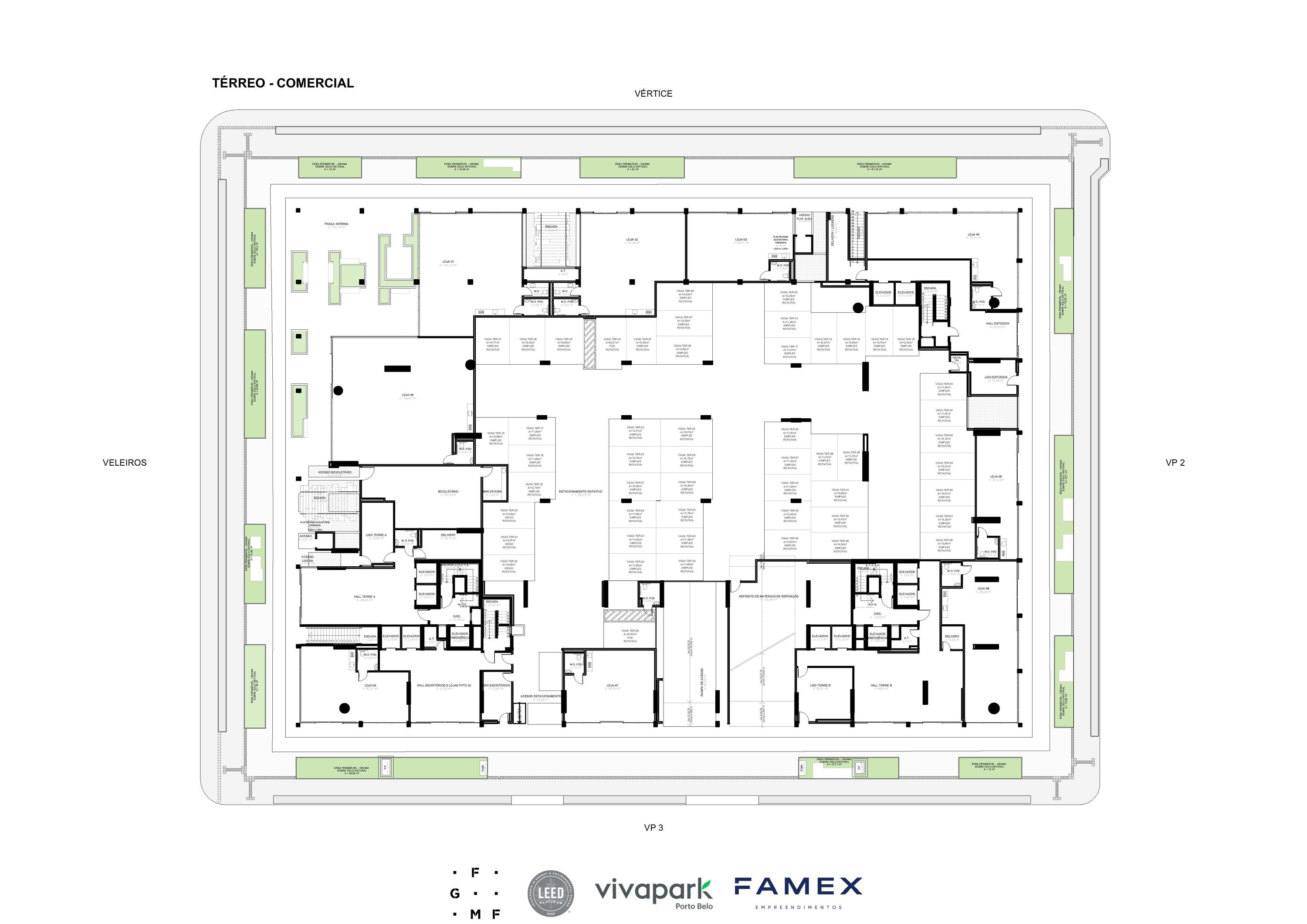 Vitta 27 – Térreo – Comercial · Vivapark Porto Belo