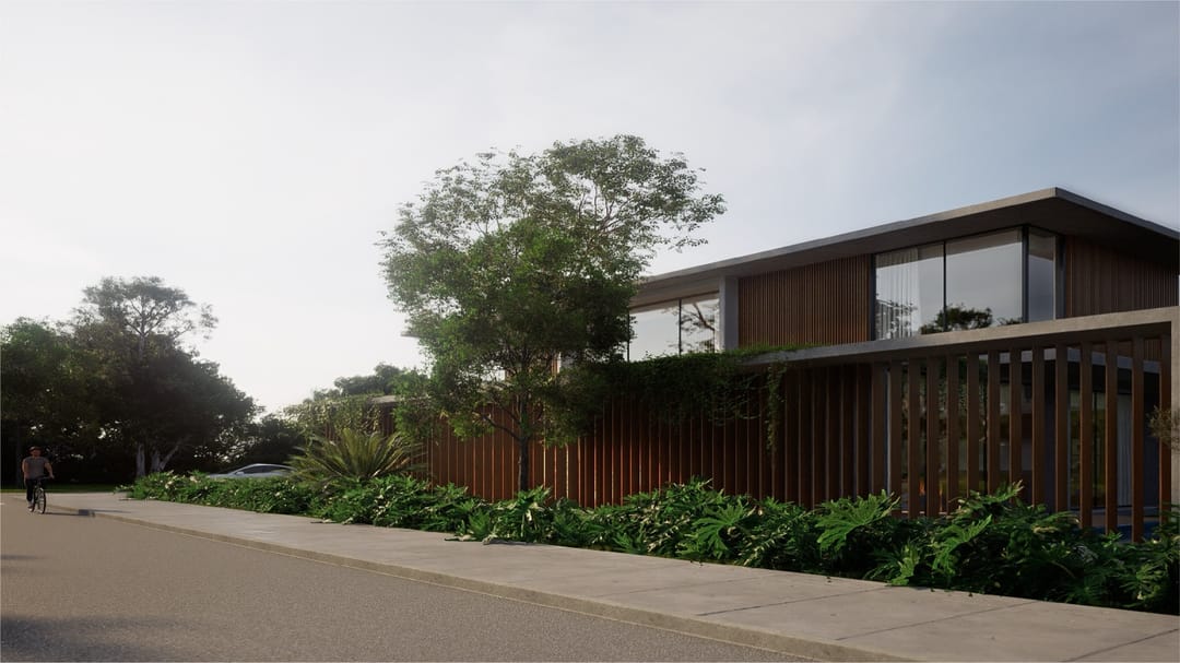 Área de estar externa · Casa Jardim · Vivapark Porto Belo