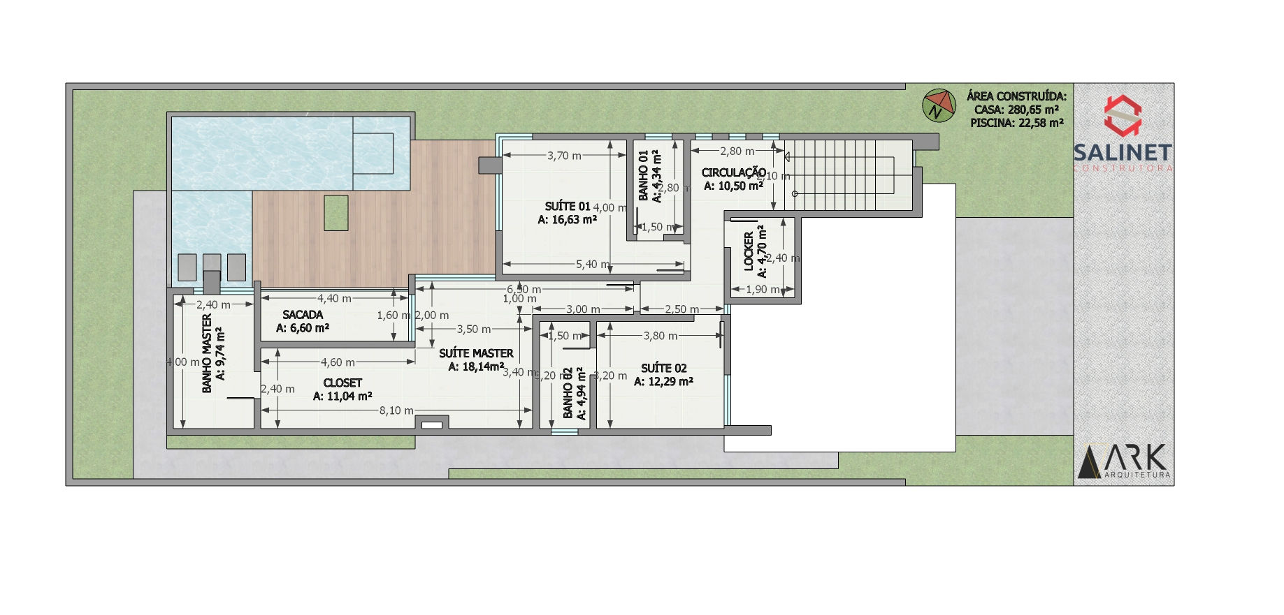 Floor plan · House Q23 L08 · Vivapark Porto Belo