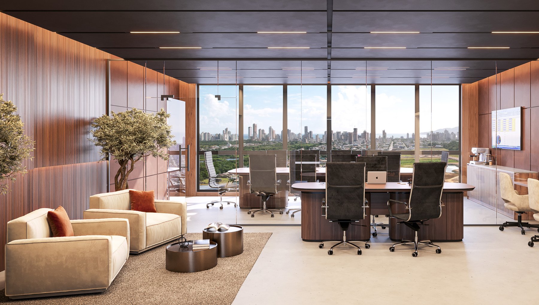 Office suite — 5-office module (6th to 12th floors) · Veccel · Vivapark Porto Belo