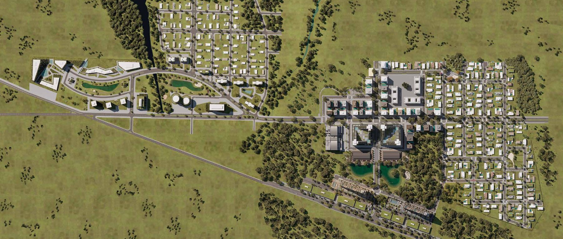 Implantação — masterplan do Vivapark Porto Belo · Videiras