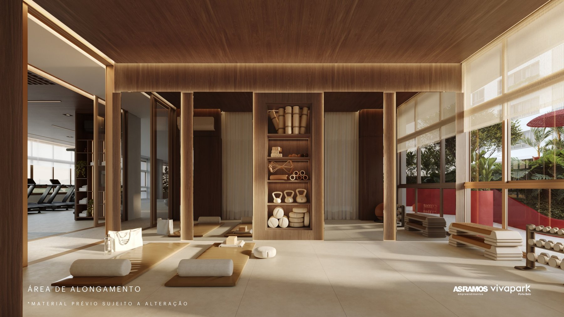 Área de alongamento · INC 31 · Vivapark Porto Belo