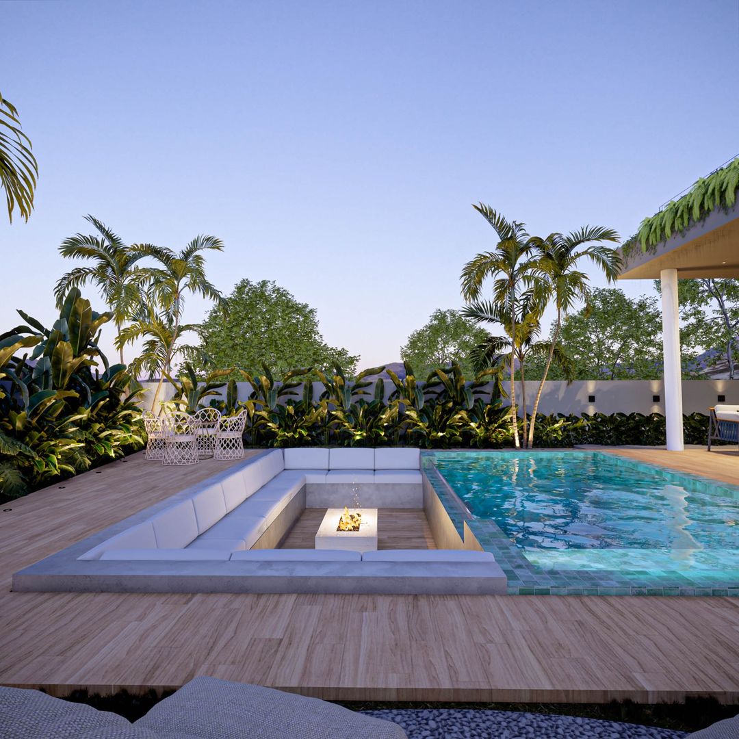 Casa Olivea - Piscina com fireplace · Vivapark Porto Belo