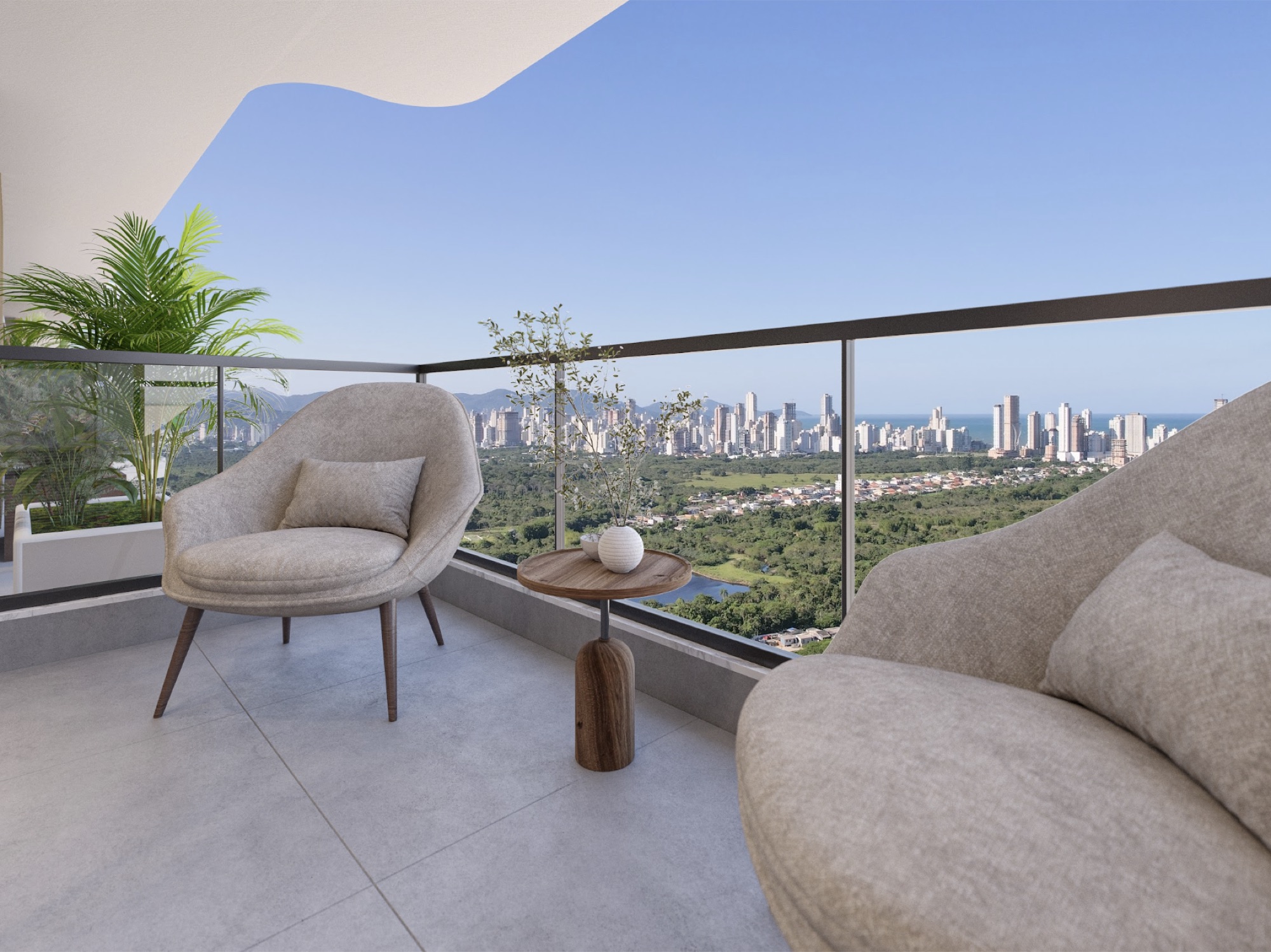 Varanda - vista panorâmica · Vision · Vivapark Porto Belo