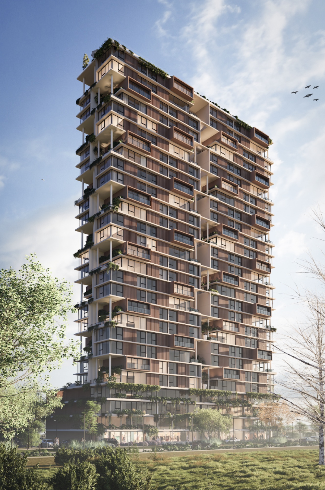 Detalhe da varanda · Videiras · Vivapark Porto Belo