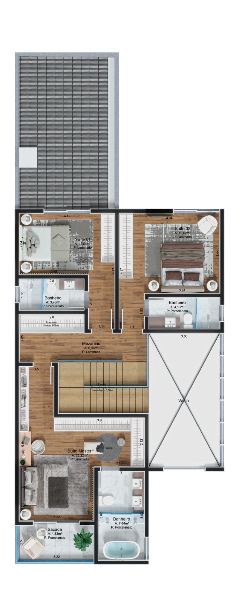 Floor plan · House Q07 L14 · Vivapark Porto Belo