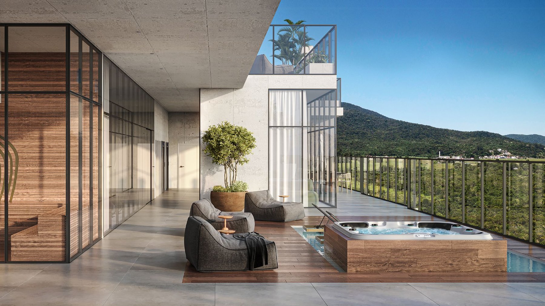 Spa integrado com sauna e sala de massagem · Voz · Vivapark Porto Belo