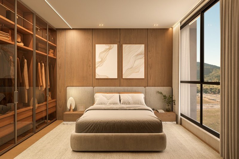 Suíte com closet · Verenna · Vivapark Porto Belo