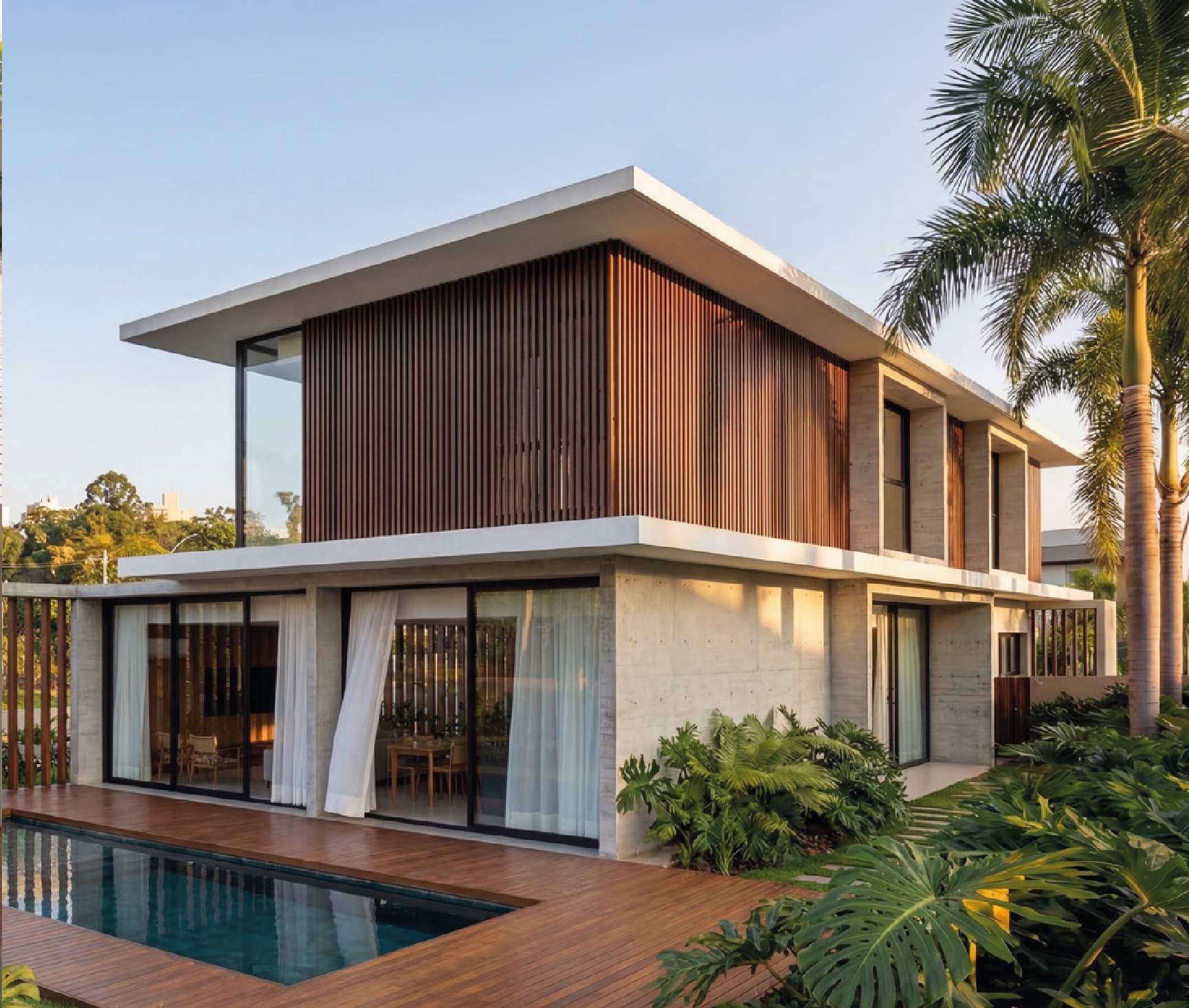 Piscina e área externa · Casa Jardim · Vivapark Porto Belo