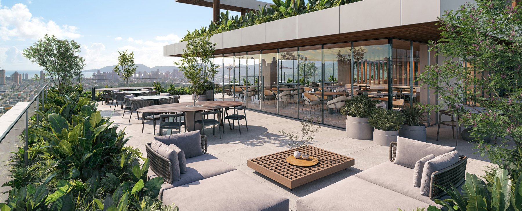 Terrace on the 13th floor · Veccel · Vivapark Porto Belo