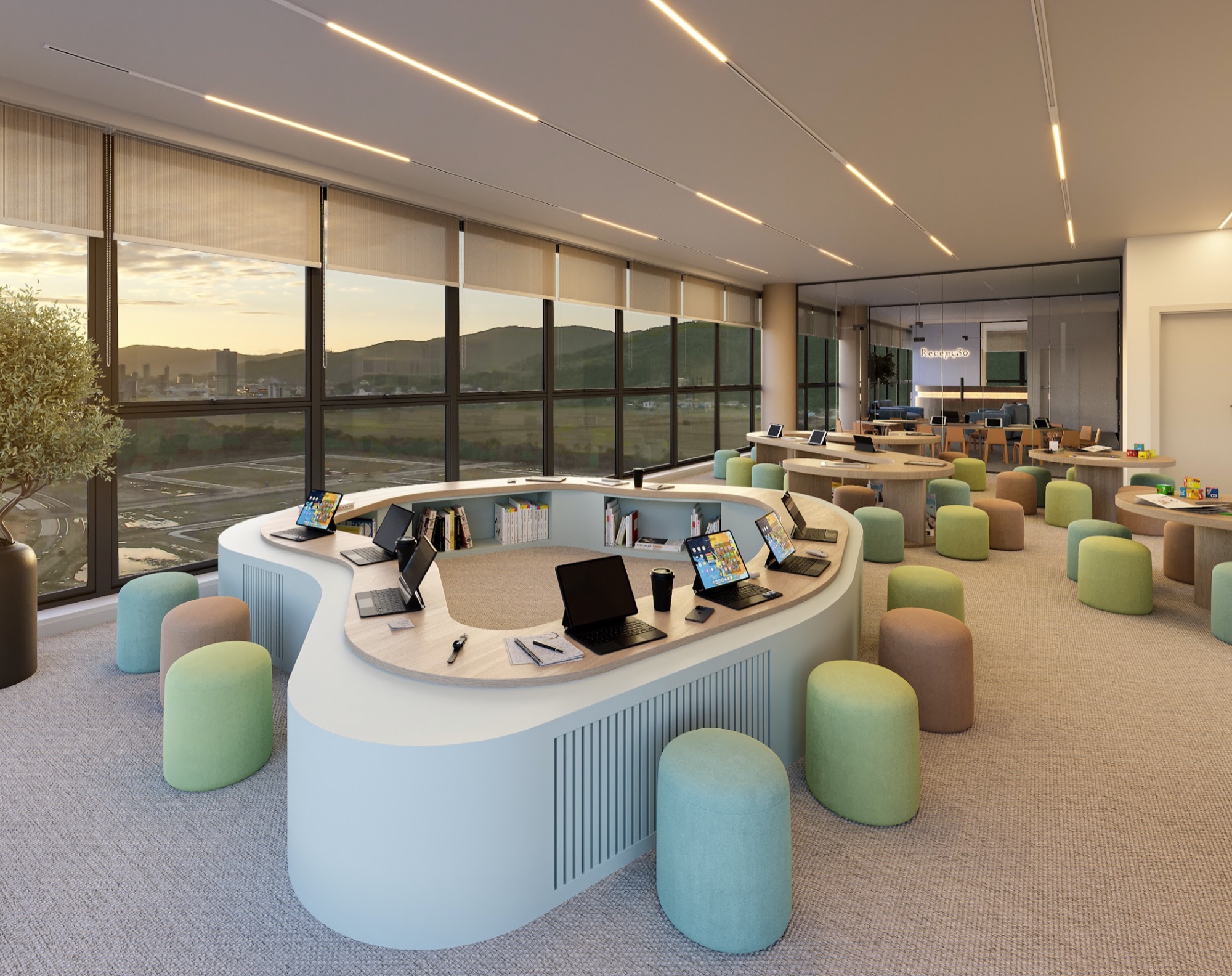 Kids' area / collaborative space · Veccel · Vivapark Porto Belo