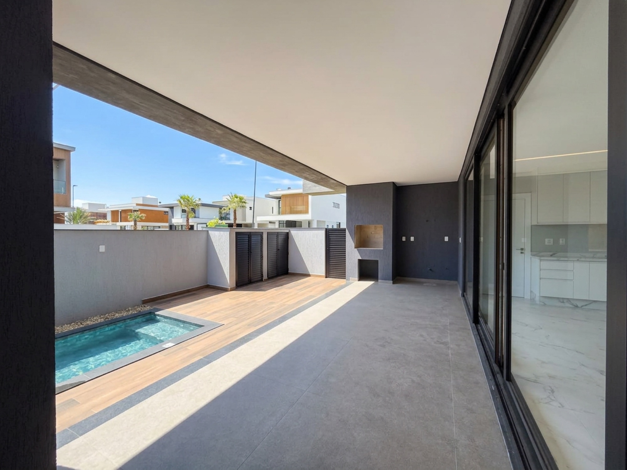 Outdoor / gourmet area · House Q08 L01 · Vivapark Porto Belo