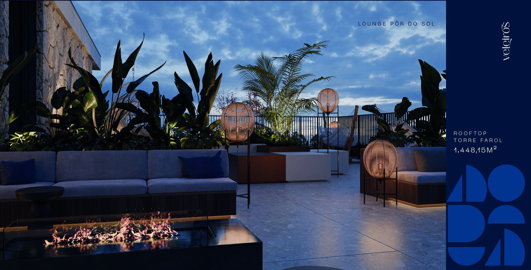 Fireplace - Lounge Pôr do Sol · Veleiros · Vivapark Porto Belo