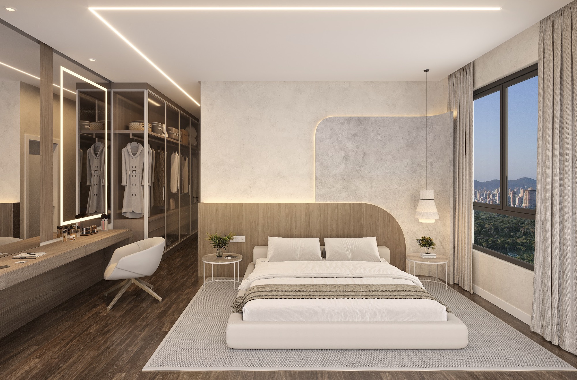 Quarto decorado · Vision · Vivapark Porto Belo