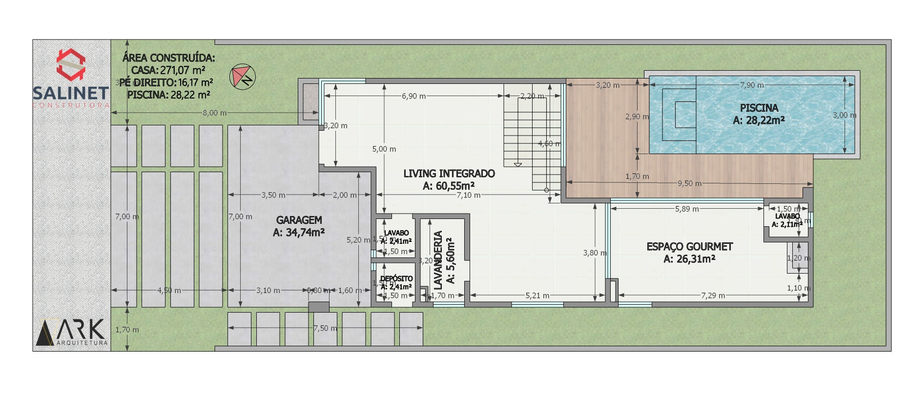 Floor plan · House Q08 L14 · Vivapark Porto Belo