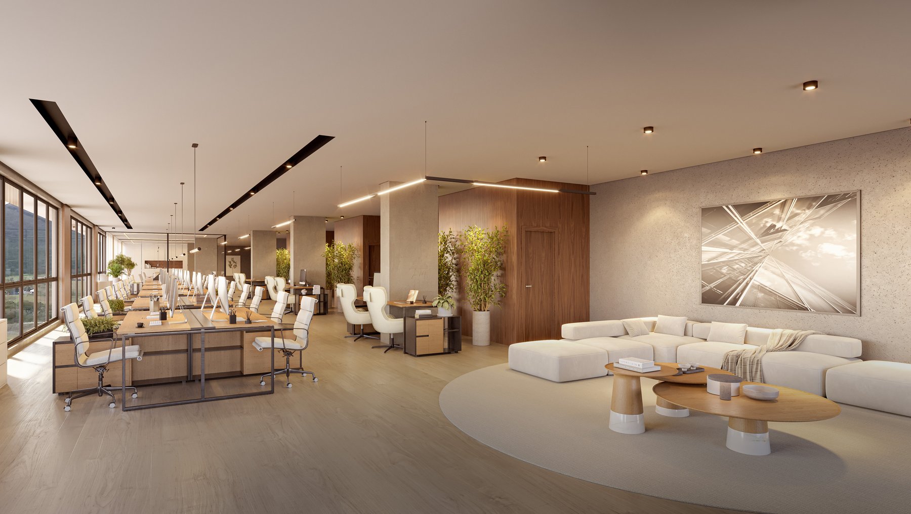 Office suite — 8-office module (6th to 12th floors) · Veccel · Vivapark Porto Belo