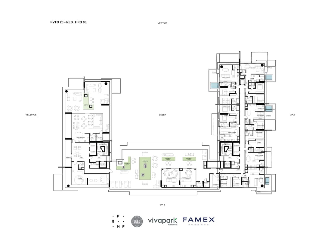 Vitta 27 – Pvto 20 – Pavimento tipo · Vivapark Porto Belo