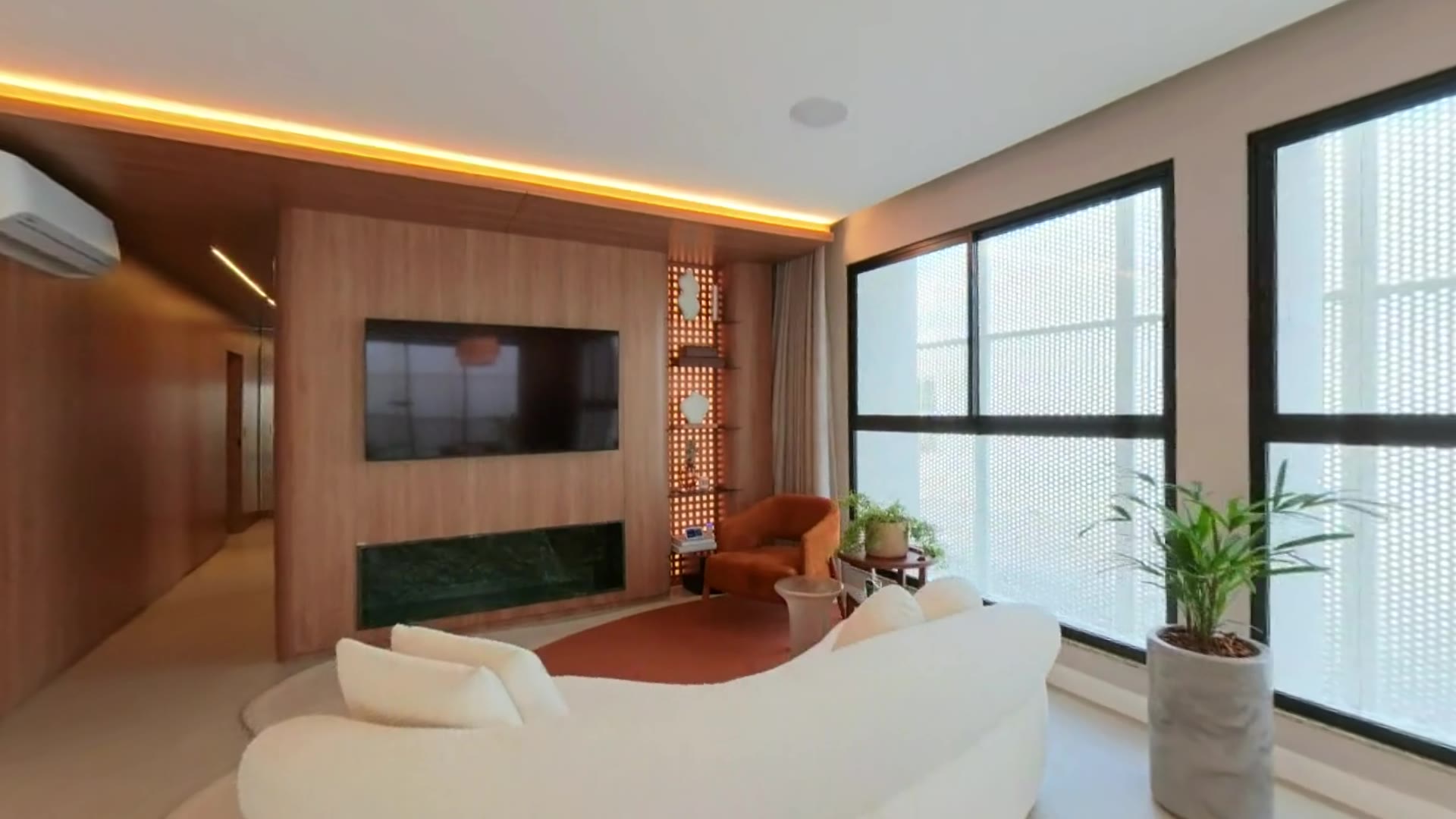 Apartamento decorado do Verenna no Vivapark Porto Belo, em vídeo 360°